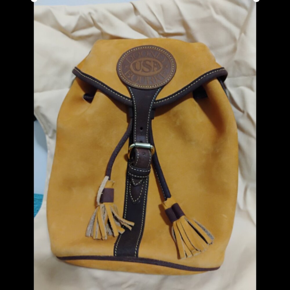 Vintage Dooney and Bourke MADE IN USA mini backpack purse